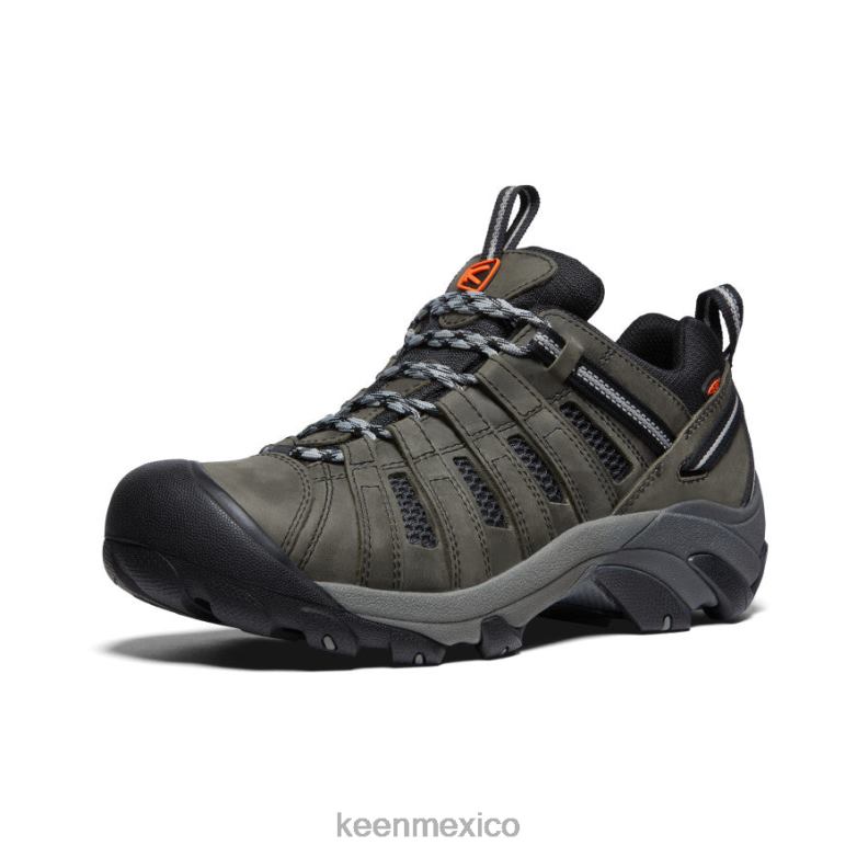 KEEN viajero hombres gris acero/ibis escarlata calzado TXRFD64