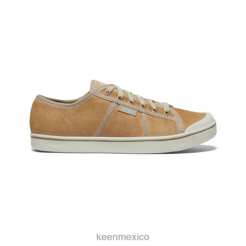 KEEN zapatillas eldon de cuero cosecha hombres beige/abedul plateado calzado TXRFD285