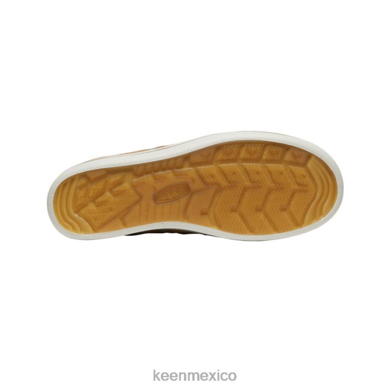KEEN zapatillas eldon de cuero cosecha hombres beige/abedul plateado calzado TXRFD285