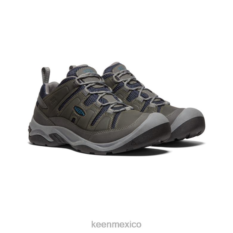 KEEN zapato de ventilación circadia hombres gris acero/azul legión calzado TXRFD170