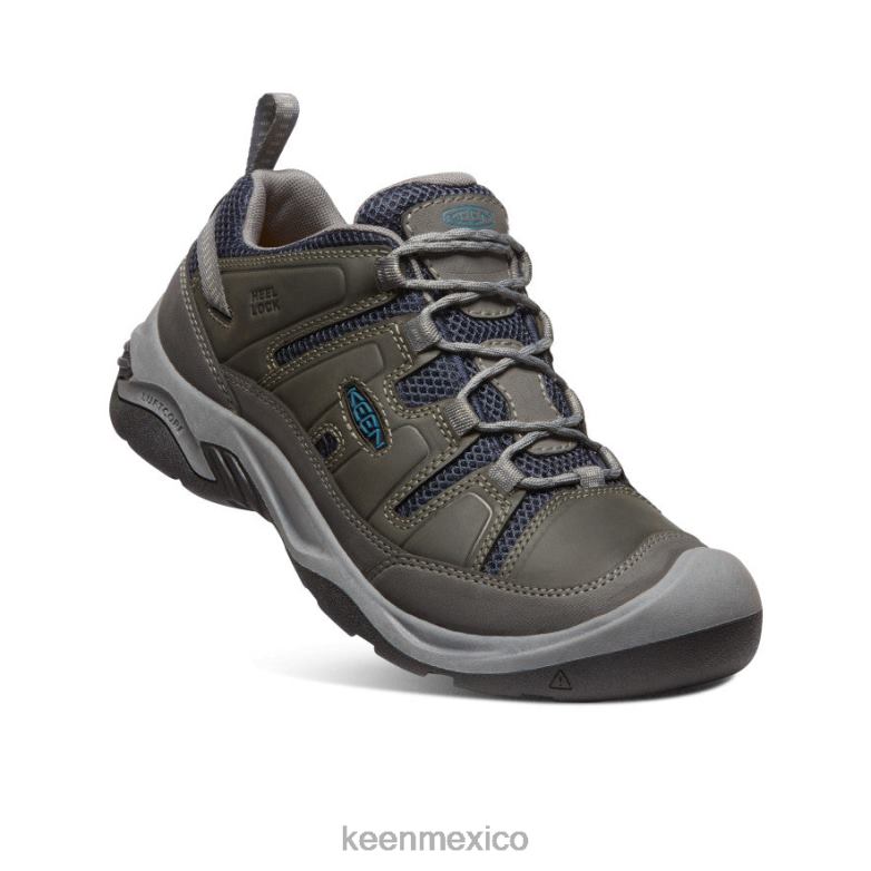 KEEN zapato de ventilación circadia hombres gris acero/azul legión calzado TXRFD170