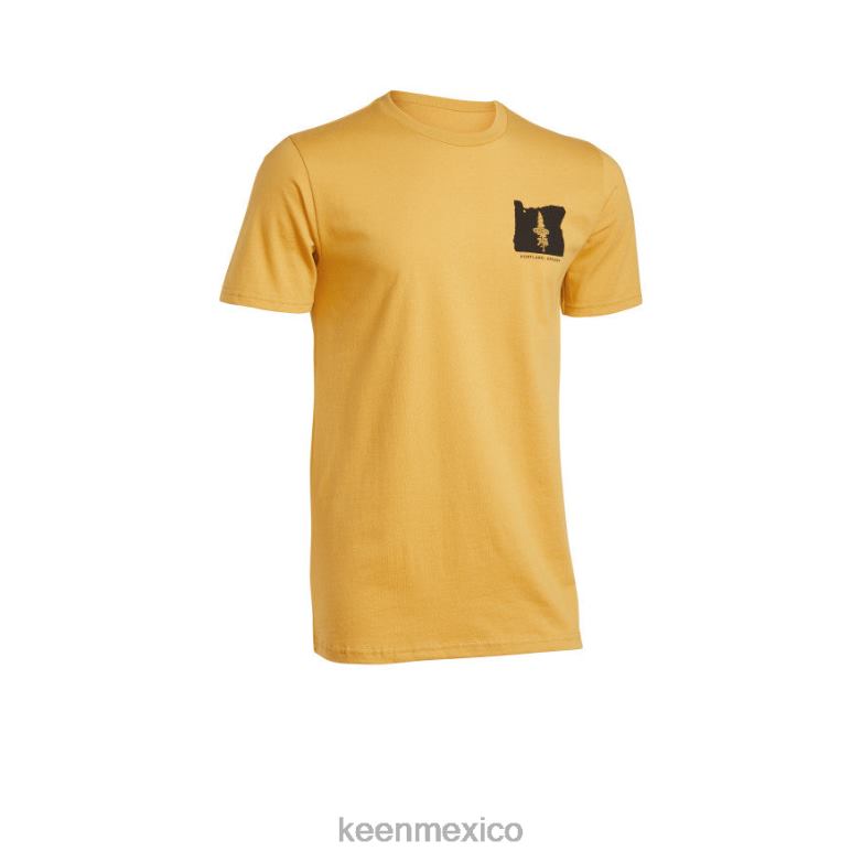 KEEN camiseta pnw hombres miel de oro ropa TXRFD313