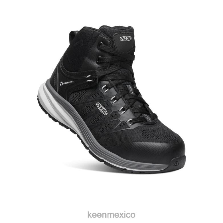 KEEN Vista Energy Mid (puntera de fibra de carbono) mujer vapor/negro calzado TXRFD634