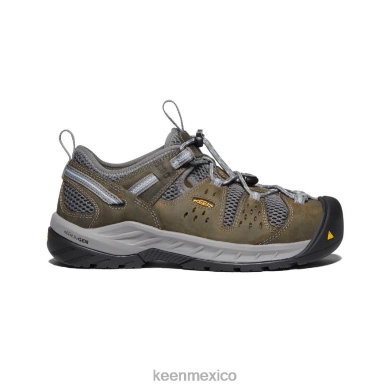 KEEN atlanta cool ii esd (puntera de acero) mujer gárgola/niebla azul calzado TXRFD614