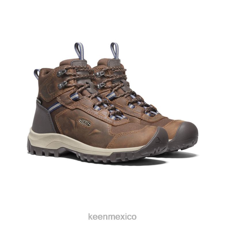 KEEN Bota impermeable Basin Ridge mujer coco tostado/índigo vintage calzado TXRFD708