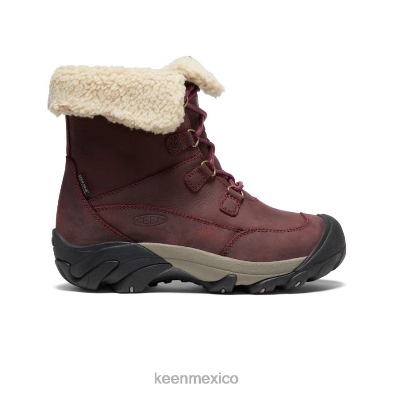 KEEN bota corta impermeable betty mujer burdeos/atigrado calzado TXRFD680
