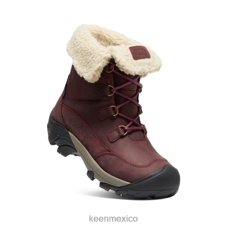 KEEN bota corta impermeable betty mujer burdeos/atigrado calzado TXRFD680
