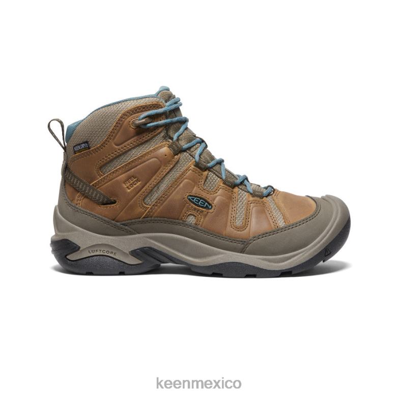 KEEN bota impermeable circadia mujer coco tostado/atlántico norte calzado TXRFD637