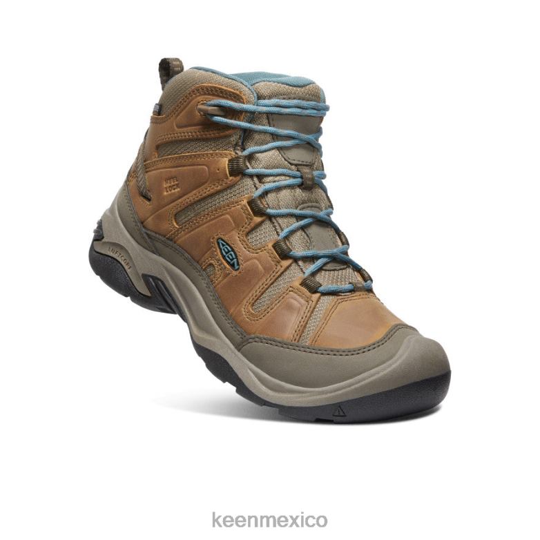 KEEN bota impermeable circadia mujer coco tostado/atlántico norte calzado TXRFD637