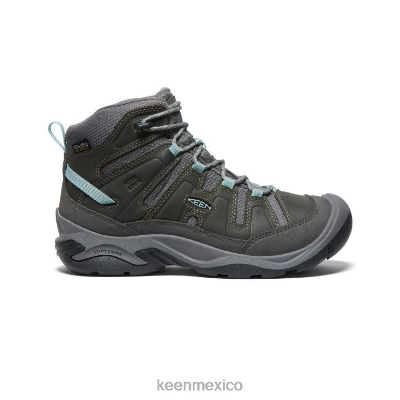 KEEN bota impermeable circadia mujer gris acero/azul nube calzado TXRFD639