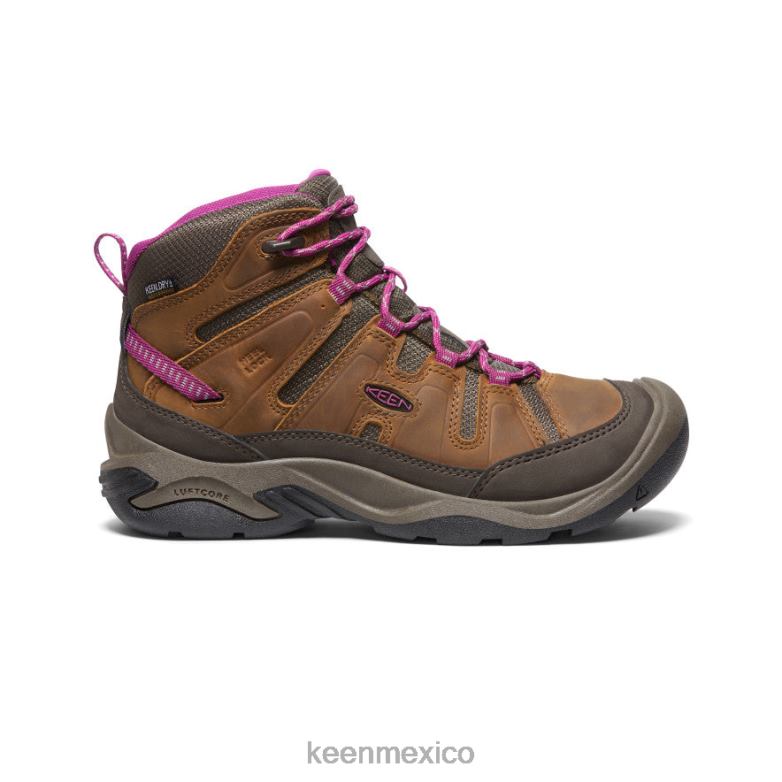 KEEN bota impermeable circadia mujer jarabe/bayas calzado TXRFD638