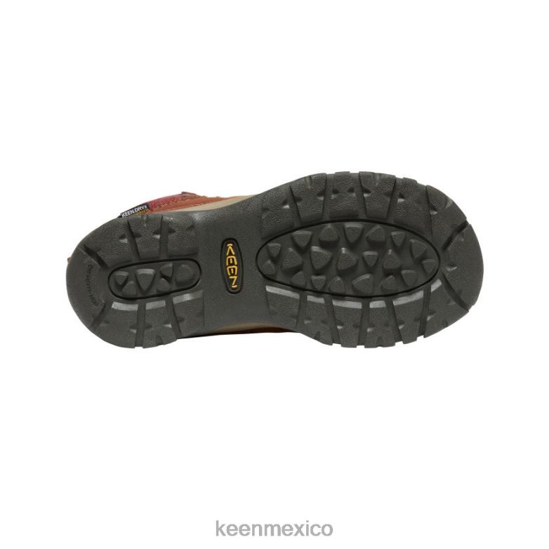 KEEN bota impermeable de invierno kaci iii mujer caparazón de tortuga/cuadros rojos calzado TXRFD677