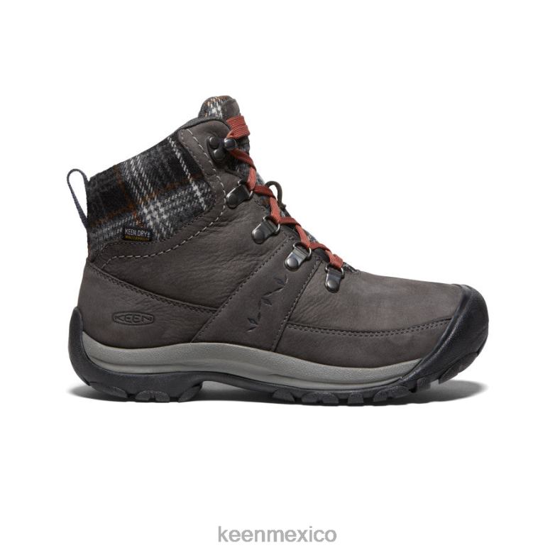 KEEN bota impermeable de invierno kaci iii mujer imán/cuadros negros calzado TXRFD676