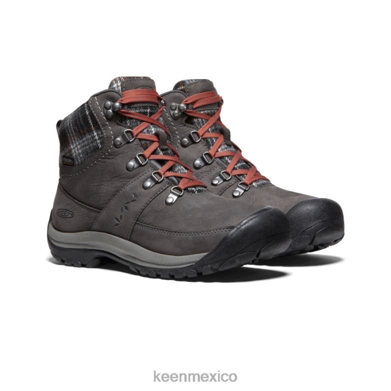 KEEN bota impermeable de invierno kaci iii mujer imán/cuadros negros calzado TXRFD676