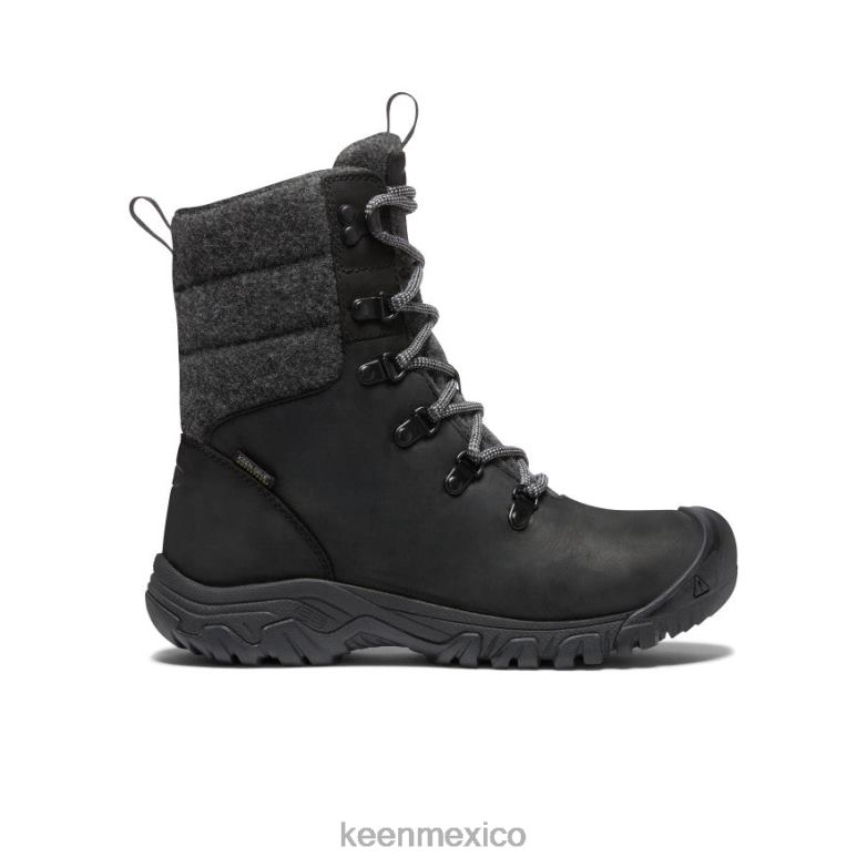 KEEN bota impermeable greta mujer lana negra/negra calzado TXRFD691