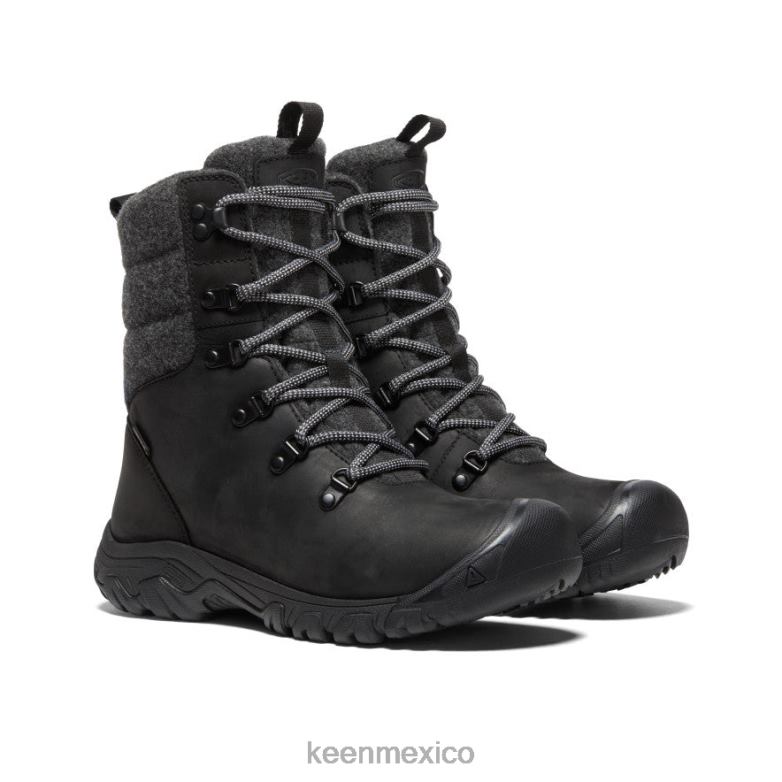 KEEN bota impermeable greta mujer lana negra/negra calzado TXRFD691