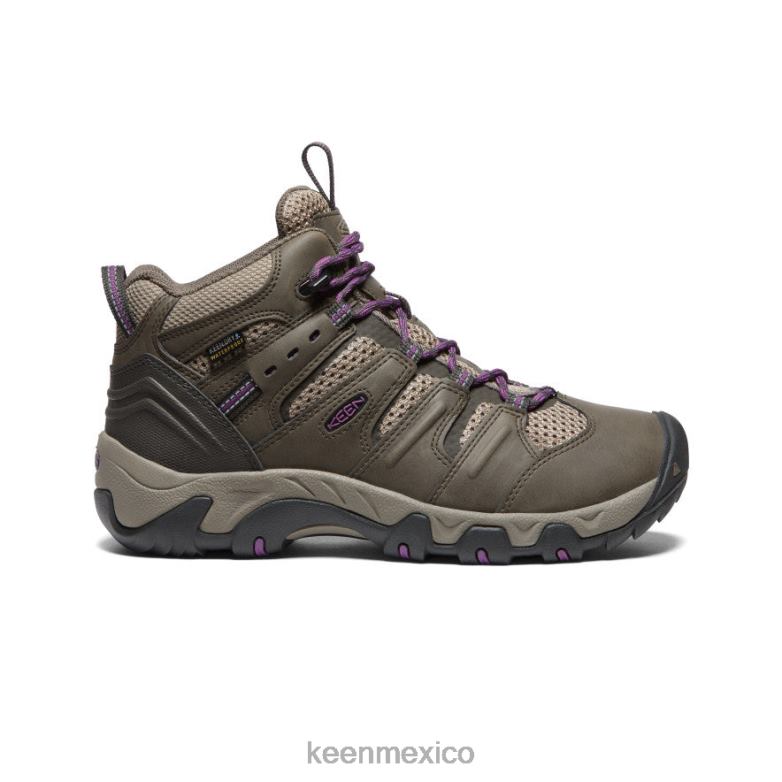 KEEN bota impermeable koven mujer cuerda elástica/madera violeta calzado TXRFD596