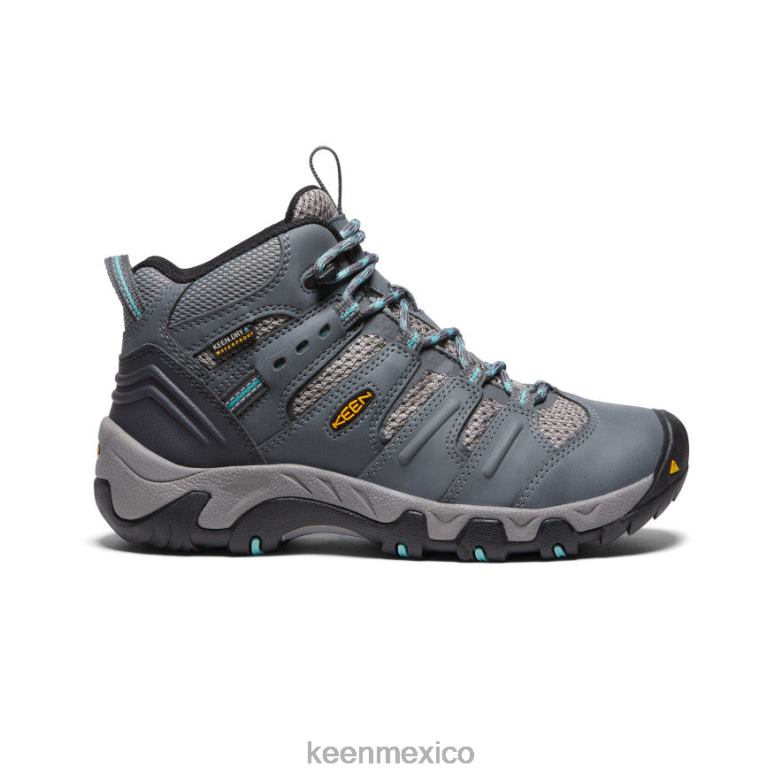 KEEN bota impermeable koven mujer gris acero/wasabi calzado TXRFD597