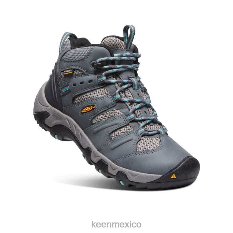 KEEN bota impermeable koven mujer gris acero/wasabi calzado TXRFD597
