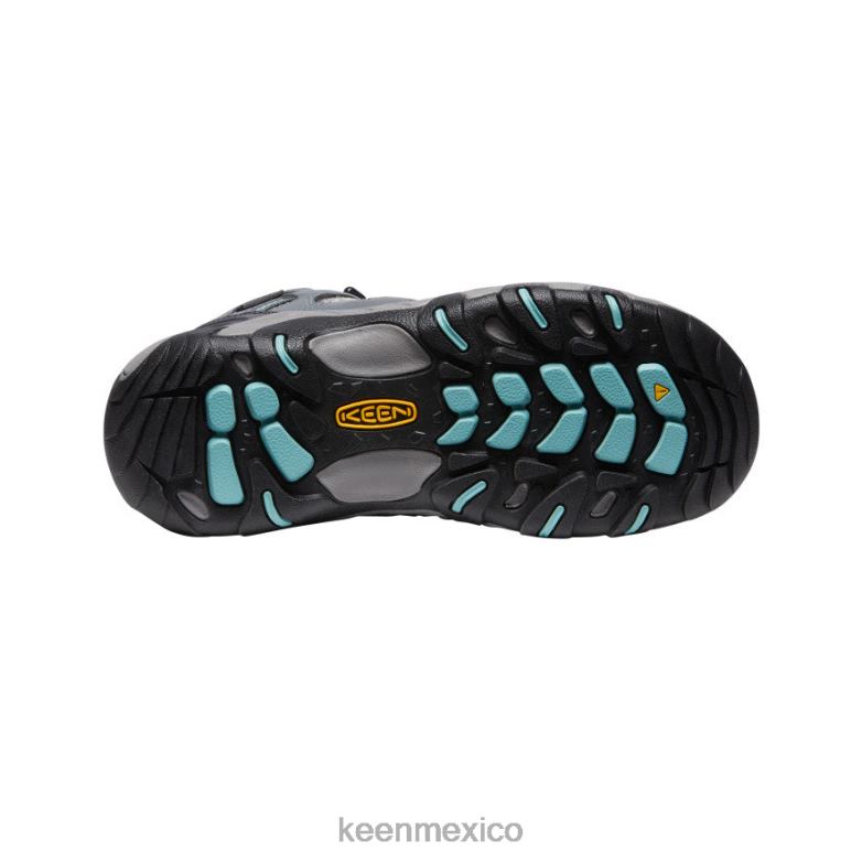 KEEN bota impermeable koven mujer gris acero/wasabi calzado TXRFD597