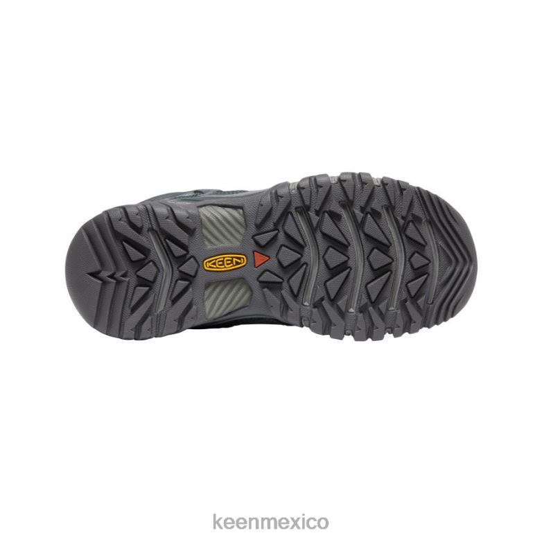 KEEN bota impermeable ridge flex mujer gris acero/porcelana calzado TXRFD574