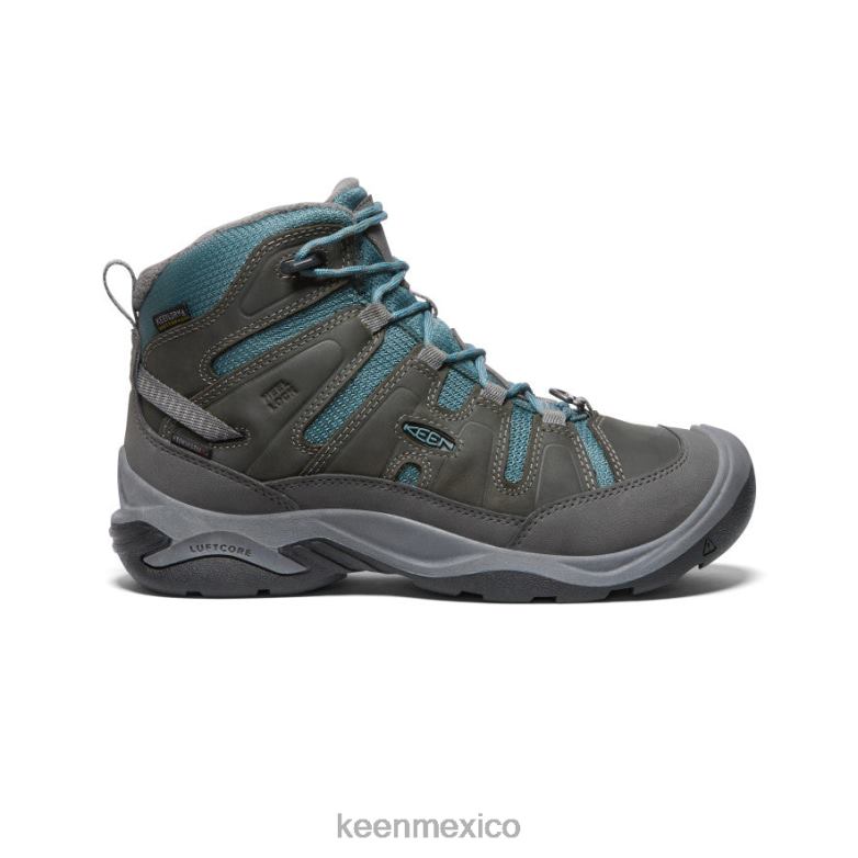 KEEN bota polar circadia mujer gris acero/atlántico norte calzado TXRFD694