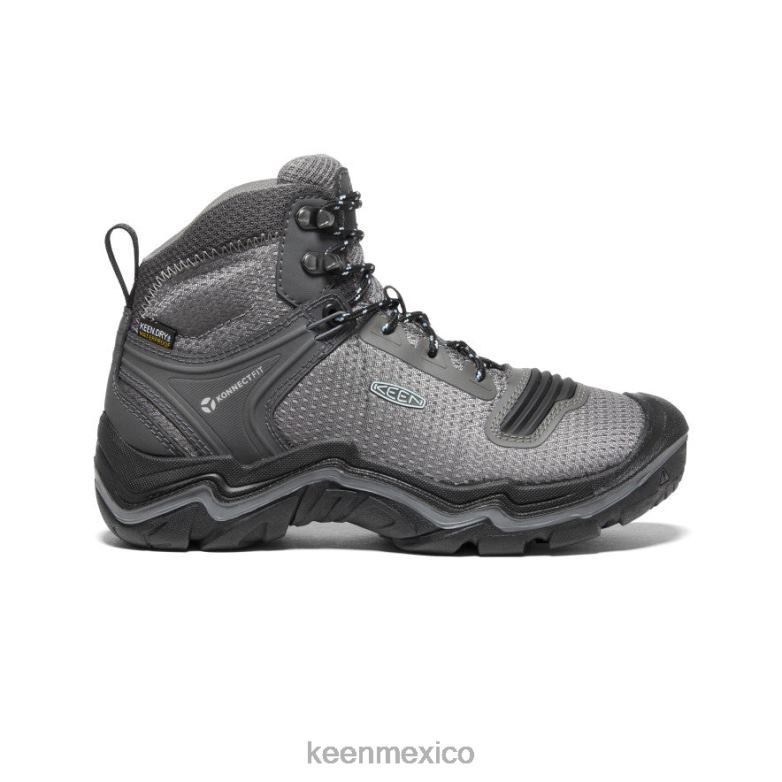 KEEN durand evo impermeable medio mujer gris acero/azul nube calzado TXRFD600