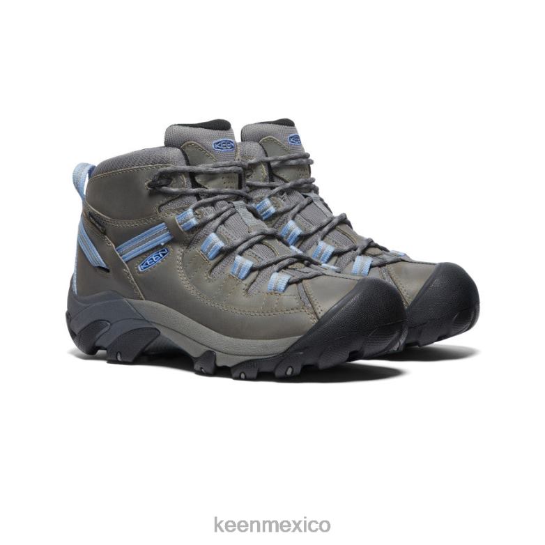 KEEN targhee ii impermeable medio mujer gris acero/hortensia calzado TXRFD620