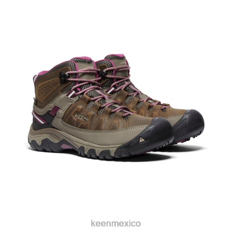 KEEN targhee iii impermeable medio mujer Weiss/Boysenberry calzado TXRFD569
