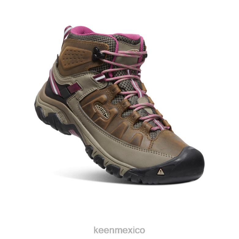 KEEN targhee iii impermeable medio mujer Weiss/Boysenberry calzado TXRFD569