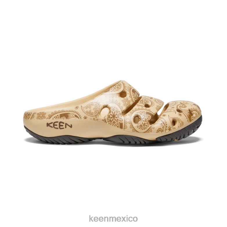 KEEN artes yogui mujer café con leche paisley calzado TXRFD681
