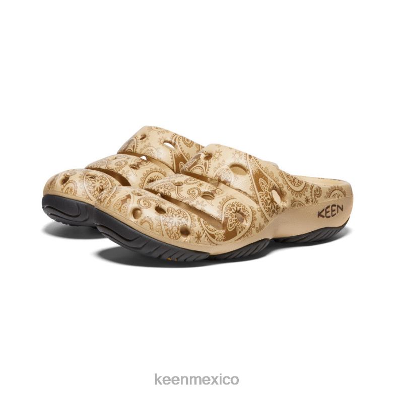 KEEN artes yogui mujer café con leche paisley calzado TXRFD681