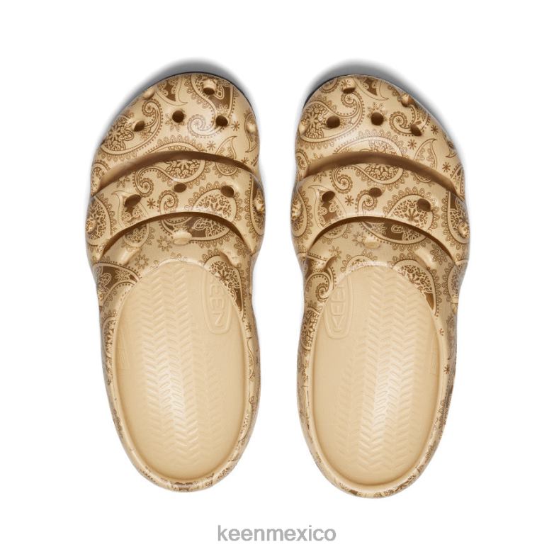 KEEN artes yogui mujer café con leche paisley calzado TXRFD681