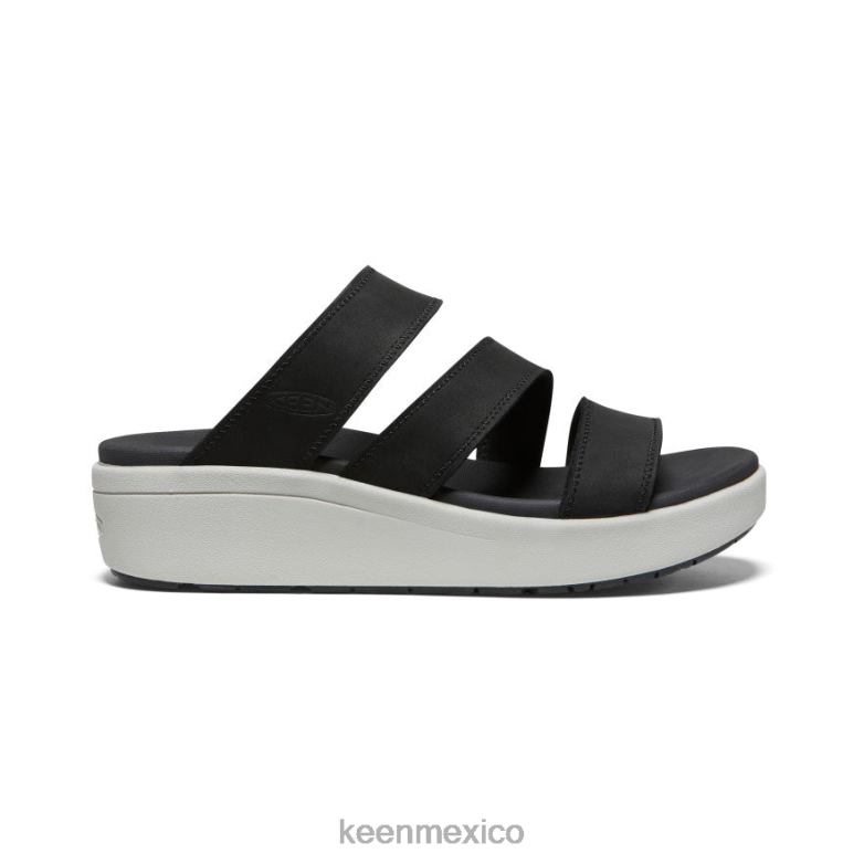 KEEN diapositiva de electividad mujer negro/lluvia calzado TXRFD444