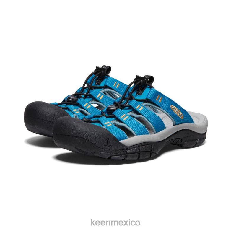 KEEN diapositiva de newport mujer azul fiordo/amapola islandia calzado TXRFD454