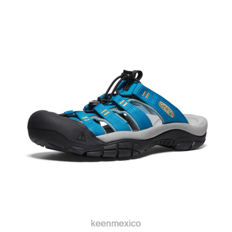 KEEN diapositiva de newport mujer azul fiordo/amapola islandia calzado TXRFD454