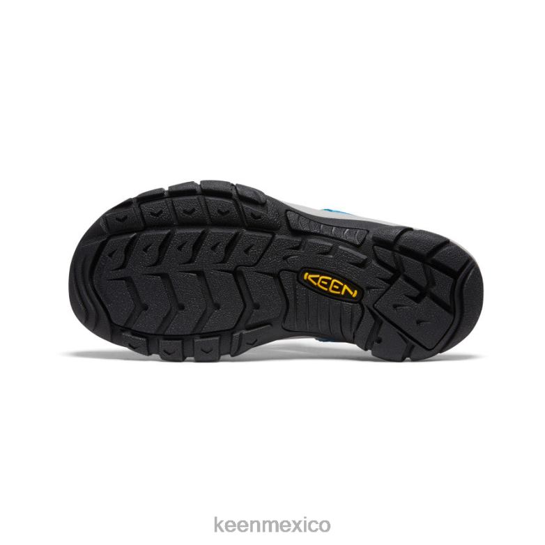 KEEN diapositiva de newport mujer azul fiordo/amapola islandia calzado TXRFD454