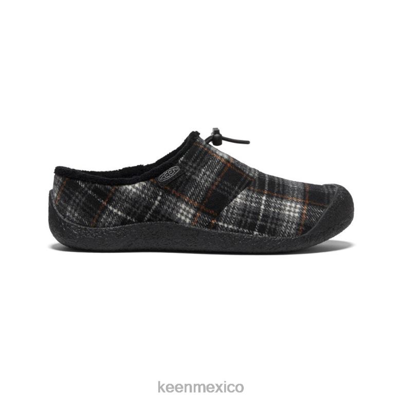 KEEN diapositiva howser iii mujer cuadros negros/gris acero calzado TXRFD485