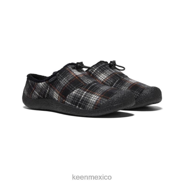KEEN diapositiva howser iii mujer cuadros negros/gris acero calzado TXRFD485
