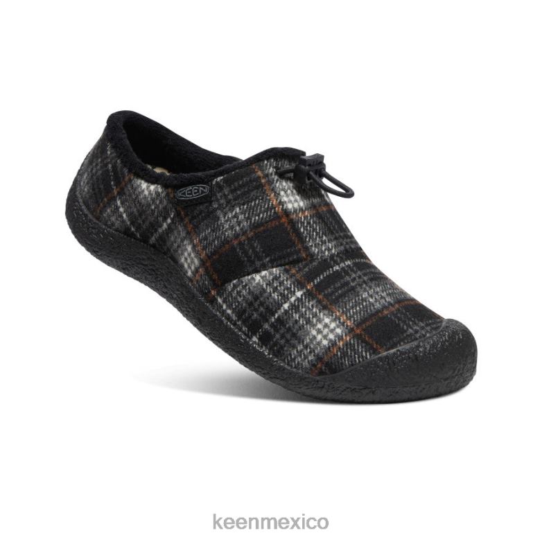 KEEN diapositiva howser iii mujer cuadros negros/gris acero calzado TXRFD485