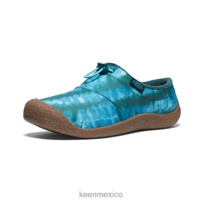 KEEN diapositiva howser iii mujer teñido anudado de musgo marino calzado TXRFD483