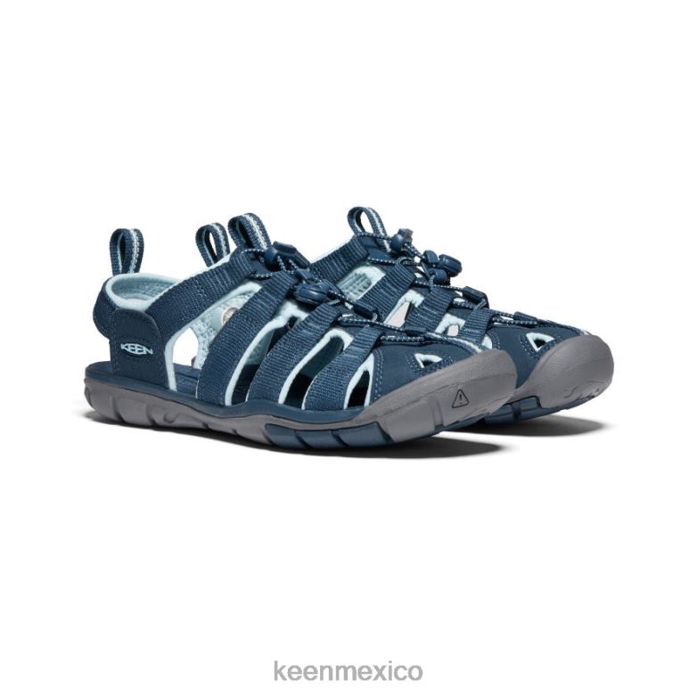 KEEN cnx de agua clara mujer brillo azul marino/azul calzado TXRFD556