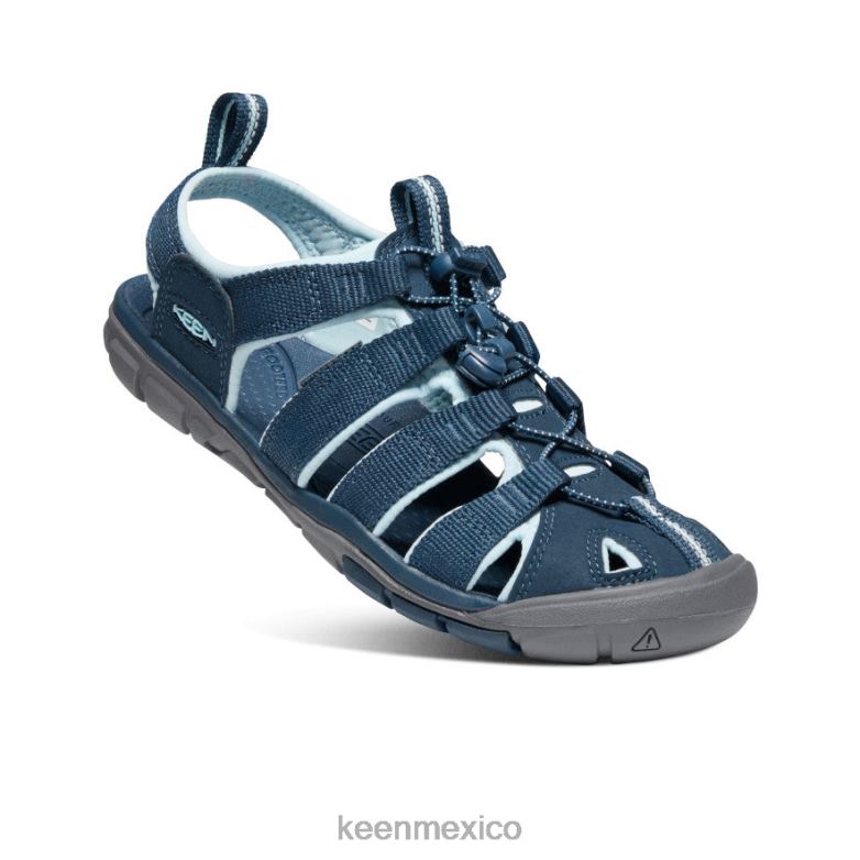 KEEN cnx de agua clara mujer brillo azul marino/azul calzado TXRFD556