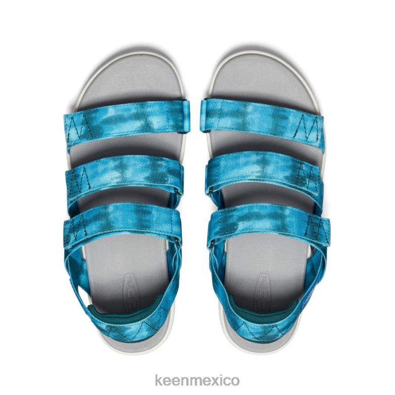 KEEN elle tiras mujer teñido anudado seamoss/blanco estrella calzado TXRFD473