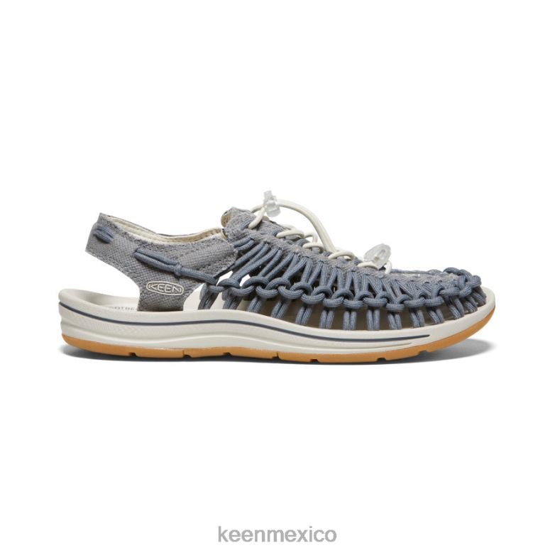 KEEN lienzo uneek mujer gris acero/abedul calzado TXRFD507