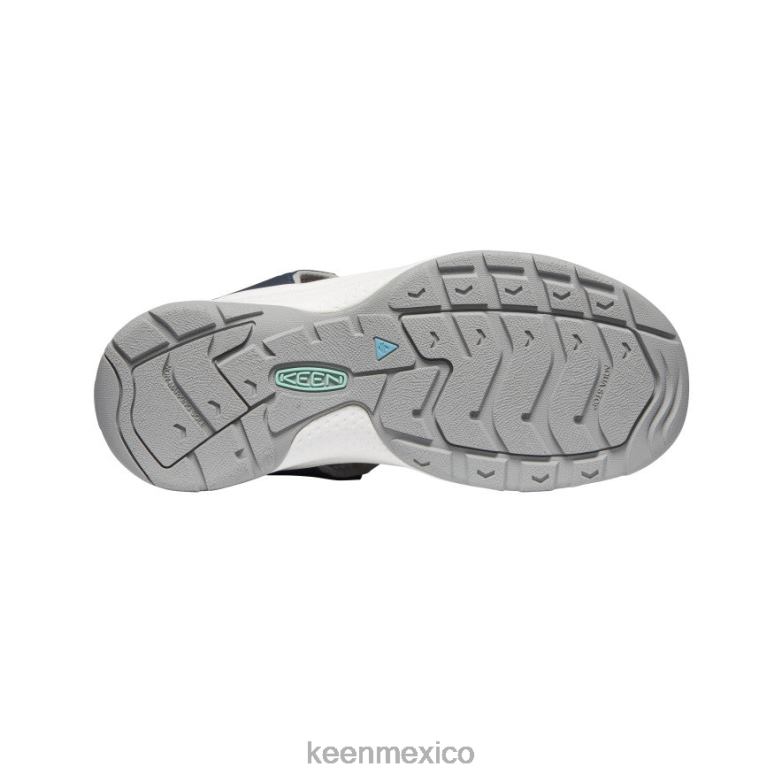 KEEN sandalia astoria oeste mujer azul marino/vidrio biselado calzado TXRFD548