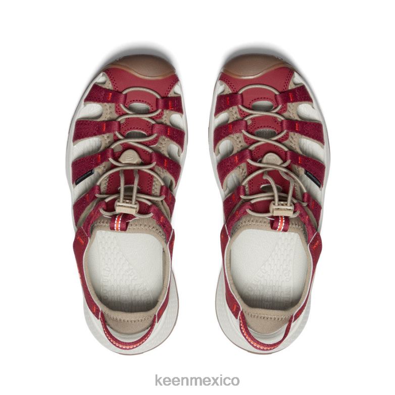 KEEN sandalia astoria oeste mujer merlot/ibis escarlata calzado TXRFD552