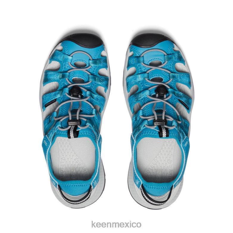 KEEN sandalia astoria oeste mujer musgo marino/teñido anudado calzado TXRFD553