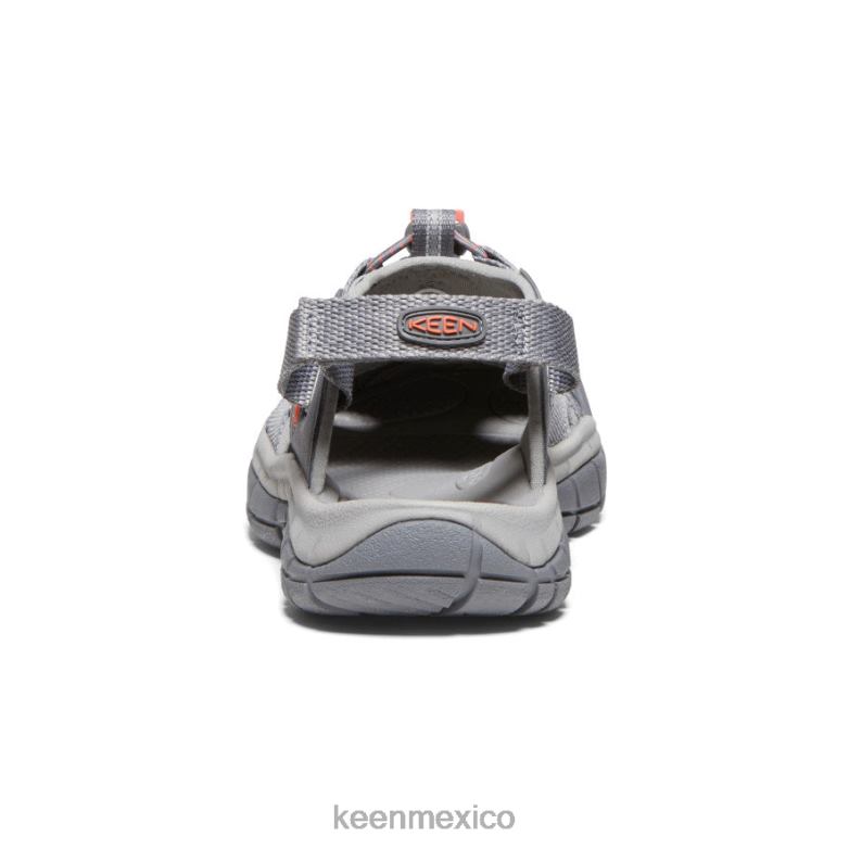 KEEN sandalia barranco h2 mujer gris acero/coral calzado TXRFD651