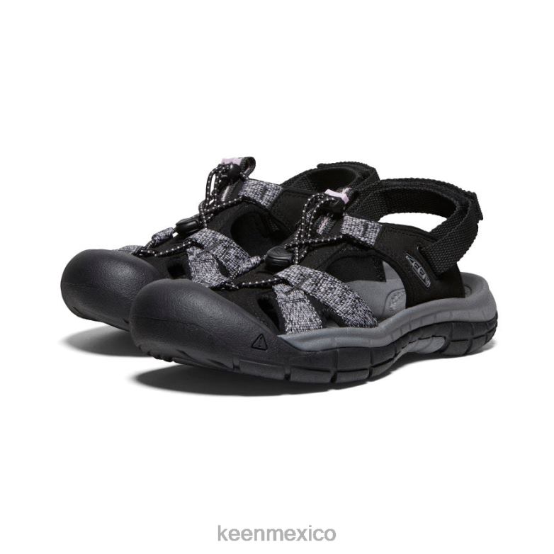 KEEN sandalia barranco h2 mujer negro/rosa amanecer calzado TXRFD650